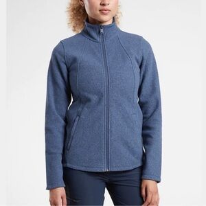 Like New - Athleta Blue Stroll Fleece Zip Jacket - size S